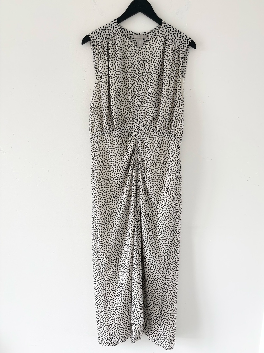 H&M Polka Dot Chiffon Sleeveless Dress